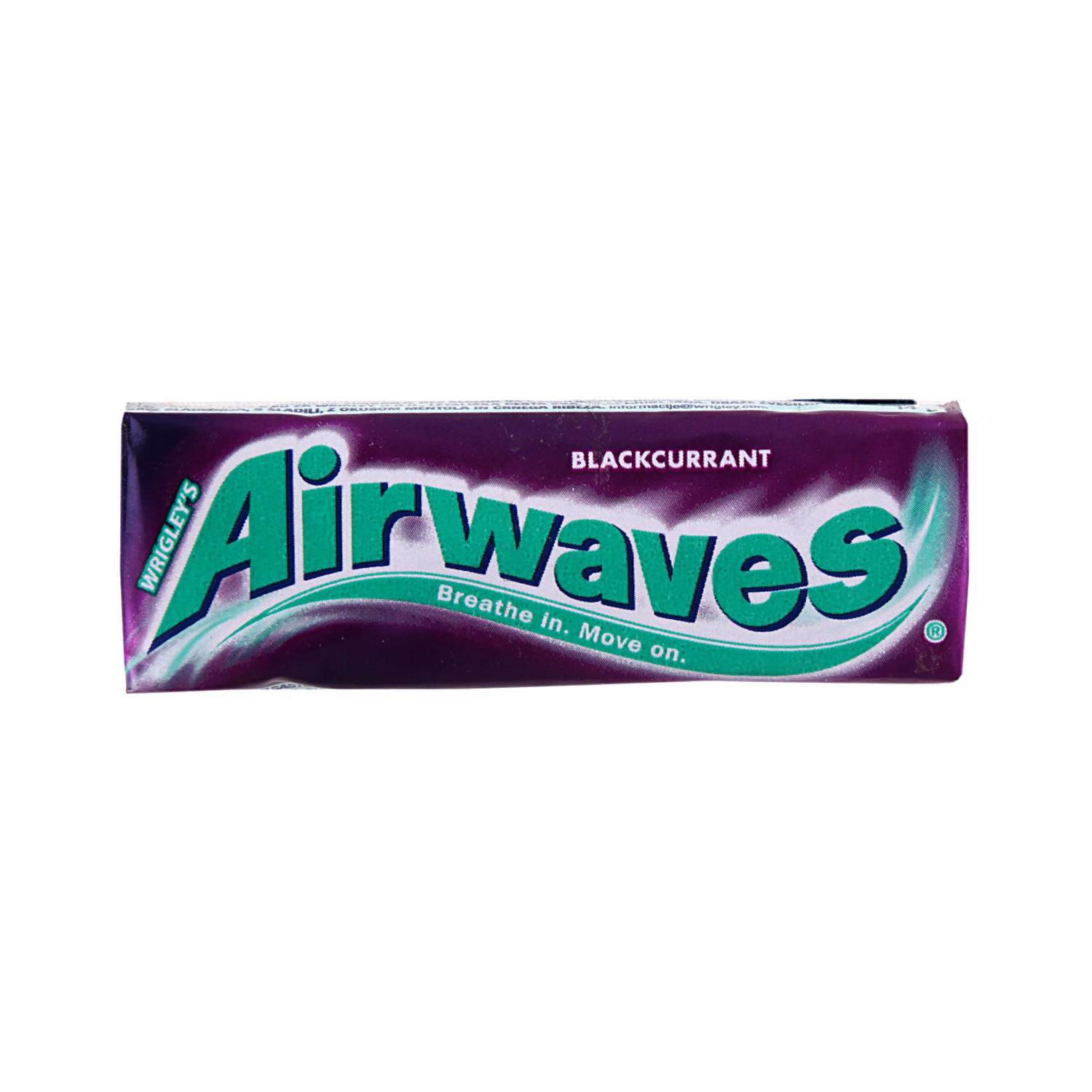 Airwaves Blackcurrant Chewing Gum 14 G Yss Yacht Supply Split