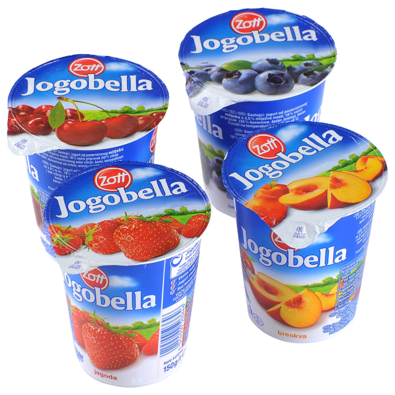 Jogobella fruit yoghurt 150 g - different flavors