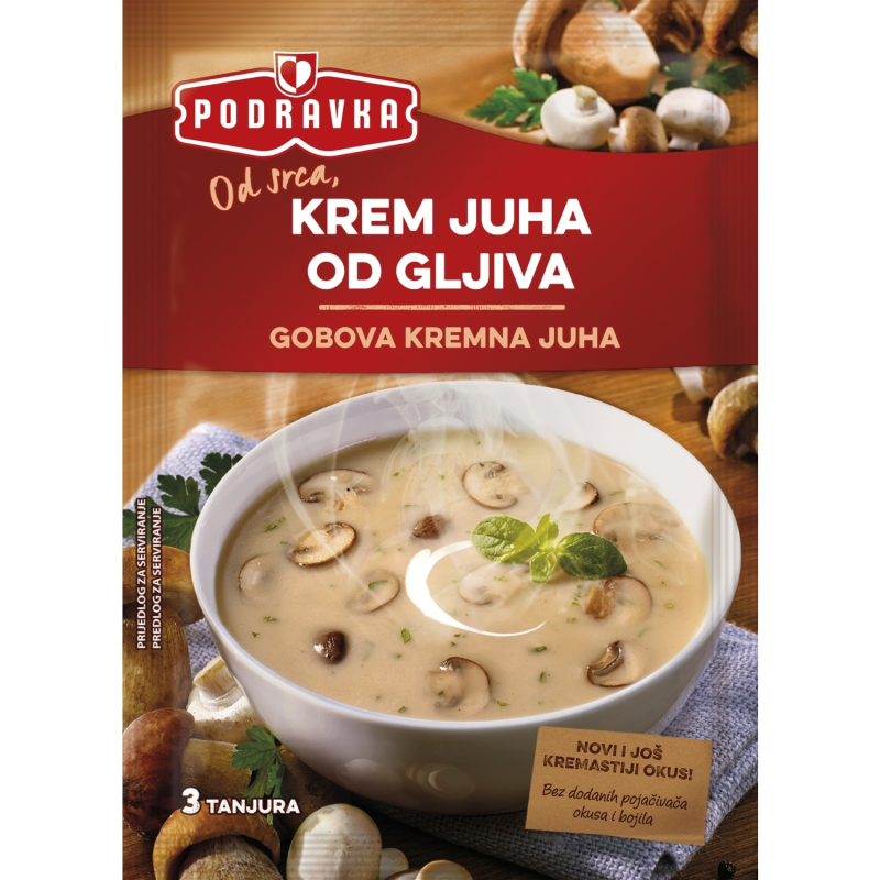 Cream soup with mushrooms 52 g Podravka