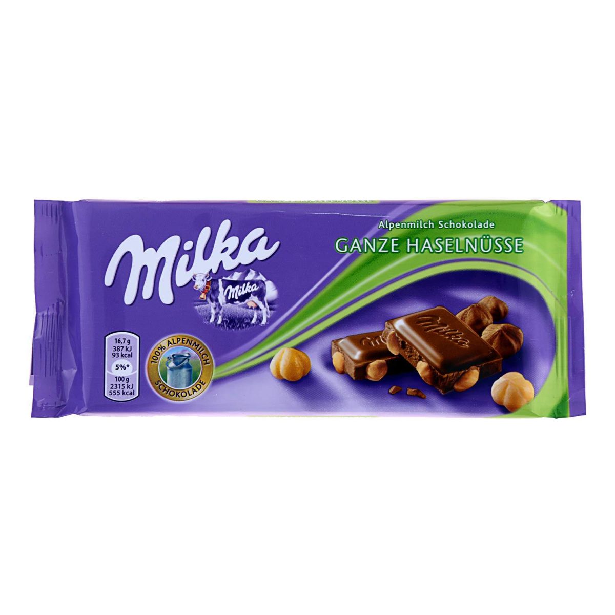 Chocolate Milka Whole Hazelnut 100g Yss Yacht Supply Split 