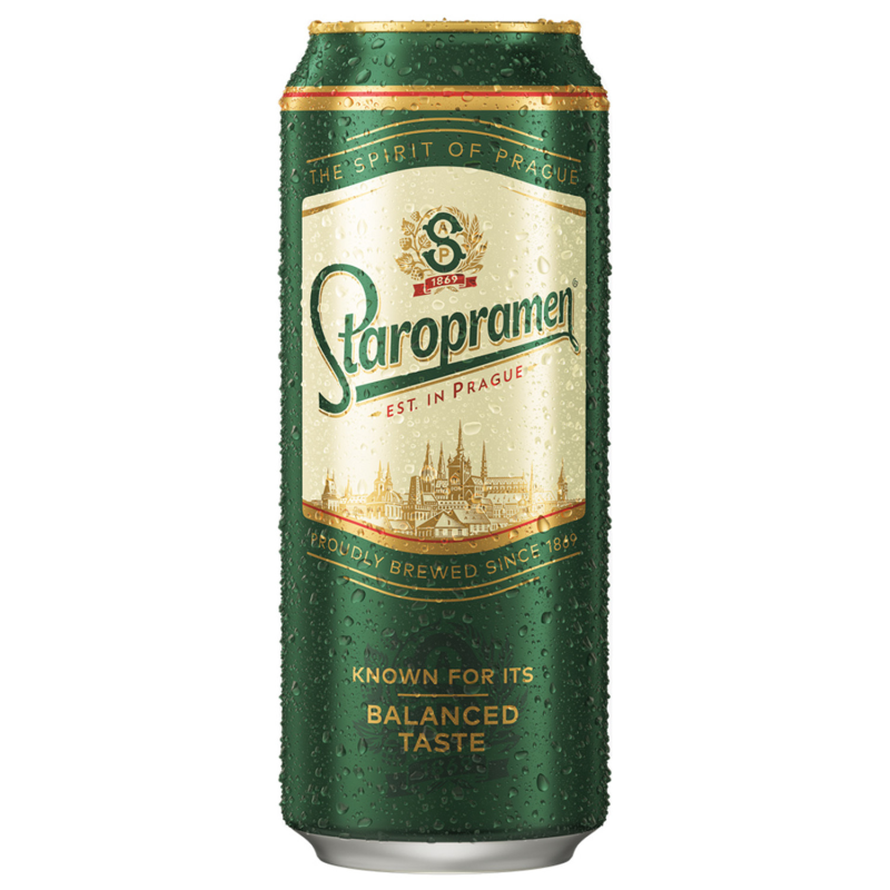 Staropramen beer  0,5l - CAN