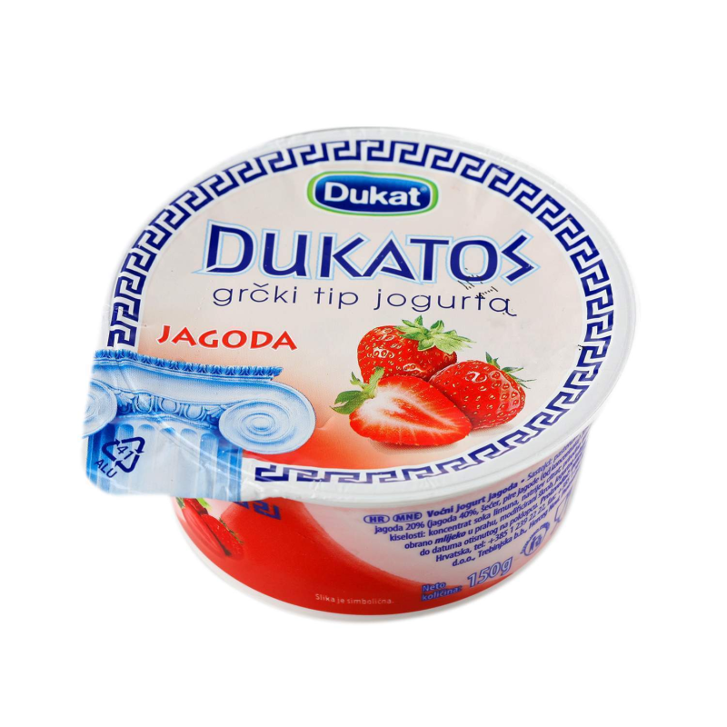 Dukatos Greek Yoghurt Strawberry 150g