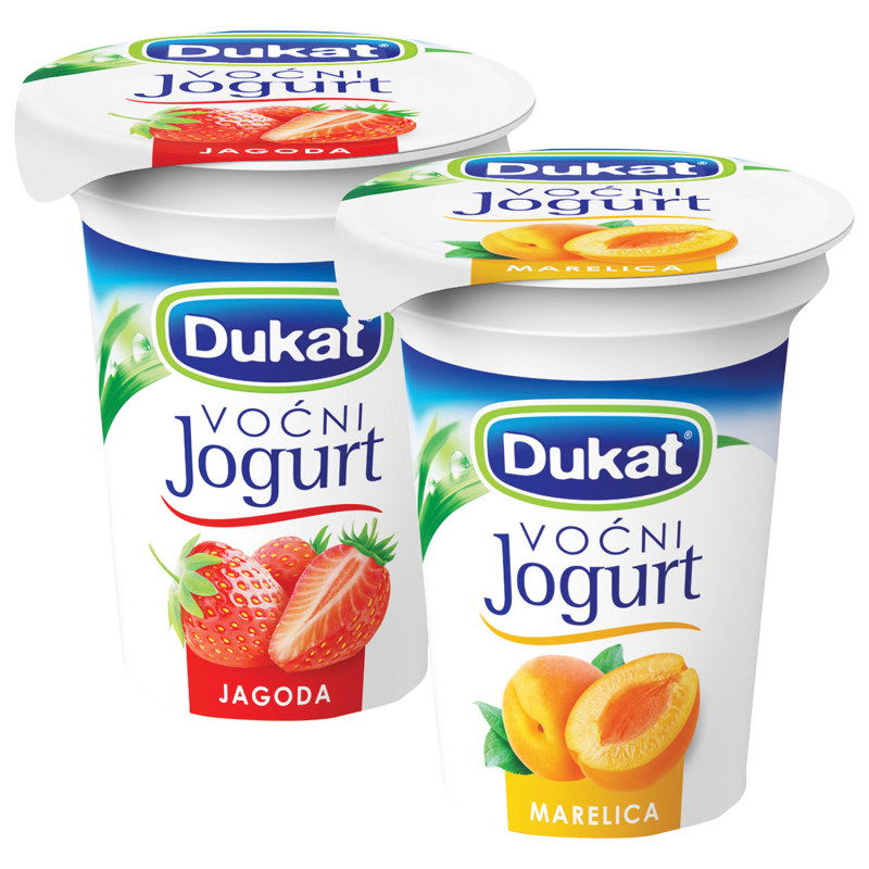 Fruit Yoghurt Dukat 150g - different flavors